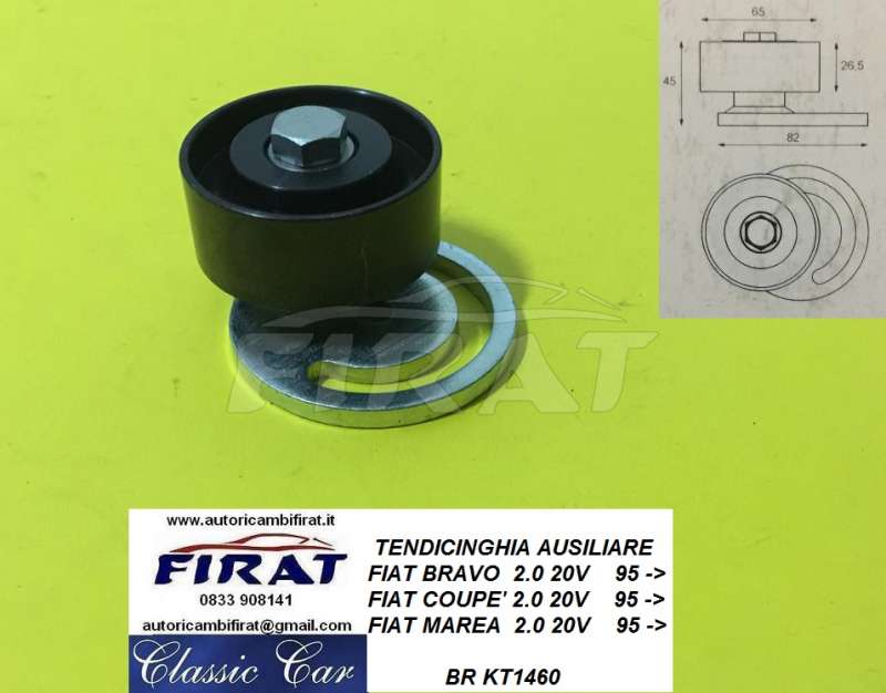 TENDICINGHIA AUSILIARE FIAT BRAVO - COUPE - MAREA 2.0 (KT1460)